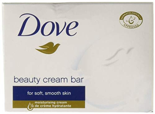 Dove Original Beauty Cream Bar White Soap 4 Count 100 G   3.5 Oz Bars  Pack of 4  16 Bars Total