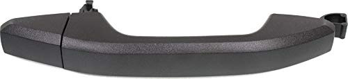 Exterior Rear Door Handle Compatible with CHEVROLET SILVERADO SIERRA 2014-2018   SUBURBAN TAHOE 2015-2018 RH LH Textured Black Handle plusCover
