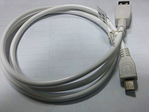Fosheng White USB Cable Charger for Logitech Ultimate Ears UE BOOM Bluetooth Speaker