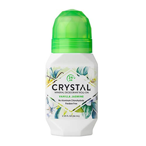 Crystal Mineral Deodorant Roll-On  Vanilla Jasmine  2.25 oz  Pack of 4