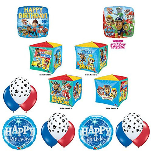NEW! Cubez PAW PATROL MARSHALL Birthday Balloons Decoration Supplies Party Chase Ryder by Anagram