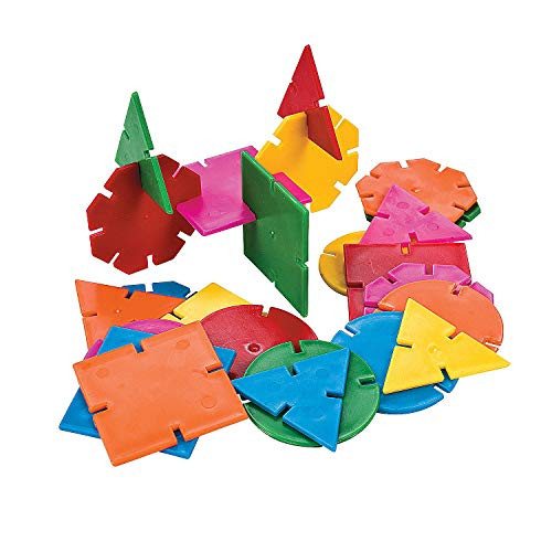 Fun Express Geometric Connecting Shapes - 400 Pieces - Educational and Learning Activities for Kids Fun Express Geometric Connecting Shapes - 400 Pieces - Educational and Learning Activities for Kids