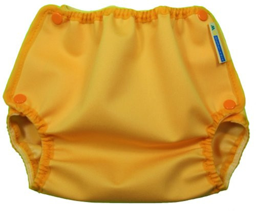 Mother-Ease One-Size Cloth Diaper Cover  Medium  10-20 lbs   Orange Sunset