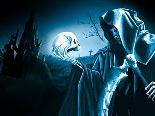 Halloween Spookville Weird GRIM REAPER Art Mouse Pad mousepad Computer Desktop Supplies