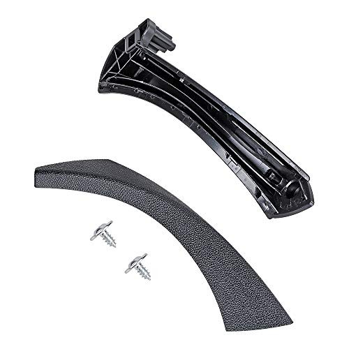 Front Rear Right Inner Door Panel Handle and Pull Outer Cover Compatible with BMW E90 E91 3-Series 4-Door 2005-2012