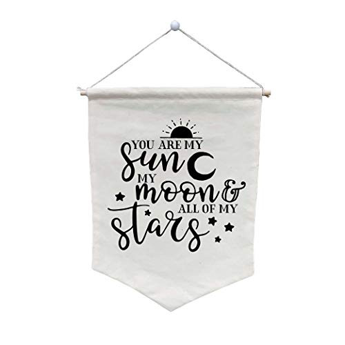 You Are My Sun My Moon  and  All My Stars Wall Banner - Customize WB411