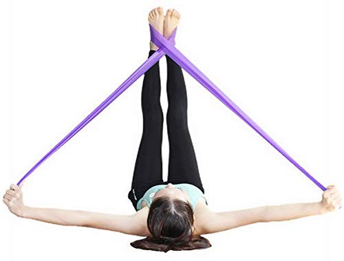 MKBB Store Resistance Bands Set 2 Pack Professional Latex Elastic Bands for Home or Gym Upper  and  Lower Body Exercise  Physical Therapy  Strength Training  Yoga  Pilates  Rehab