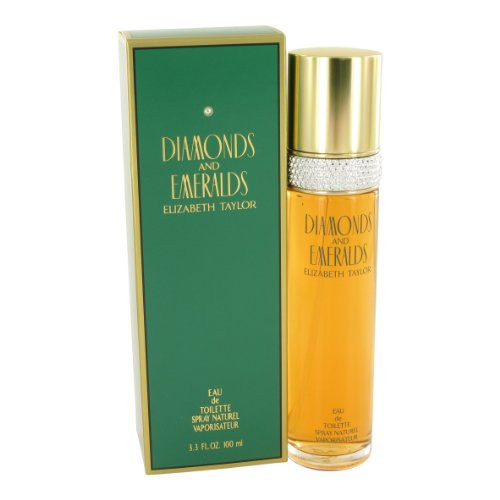 NEW - DIAMONDS  and  EMERALDS by Elizabeth Taylor Eau De Toilette Spray 3.3 oz for Women- 403703
