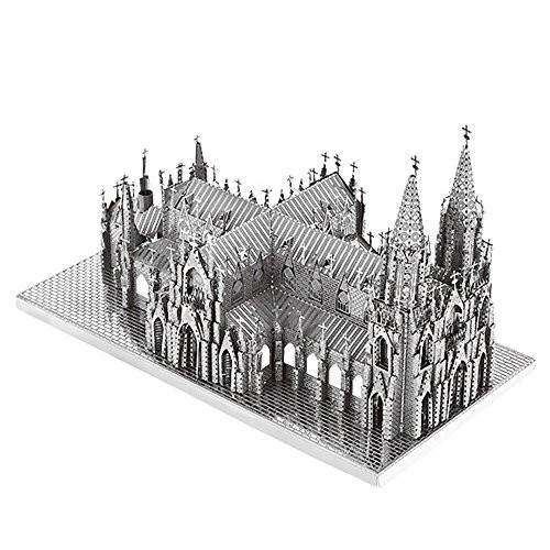 MOTU 3D Metal Puzzle St. Patricks Cathedral Assemble Model Kits B32201 DIY 3D Laser Cut Jigsaw Toys MOTU 3D Metal Puzzle St. Patricks Cathedral Assemble Model Kits B32201 DIY 3D Laser Cut Jigsaw Toys