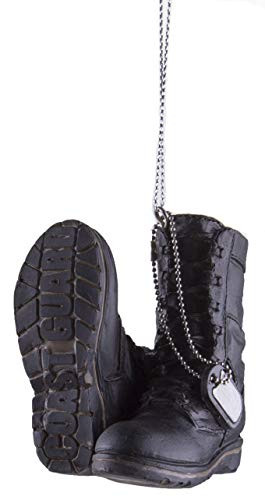 Support Our Troops Military Boot Ornament - Coast Guard