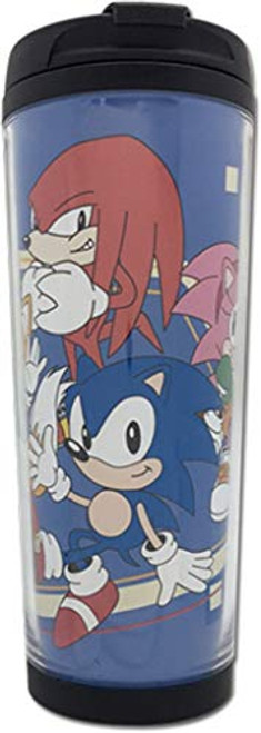 Great Eastern Entertainment Sonic The Hedgehog Classic Travel Mug Tumbler! Great Eastern Entertainment Sonic The Hedgehog Classic Travel Mug Tumbler!