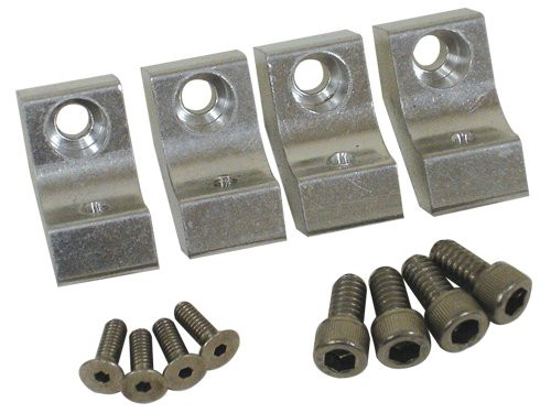 CHEVY SMALL BLOCK ALUMINUM WIRE LOOM BRACKETS FOR CENTER BOLT VALVE COVERS