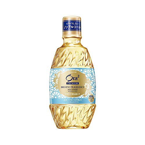 Ora2 Premium Breath Fragrance Mouthwash Aquatic Citrus 360ML