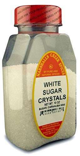 New Size Marshalls Creek Spices Sugar Crystals White Seasoning  10 Ounce 