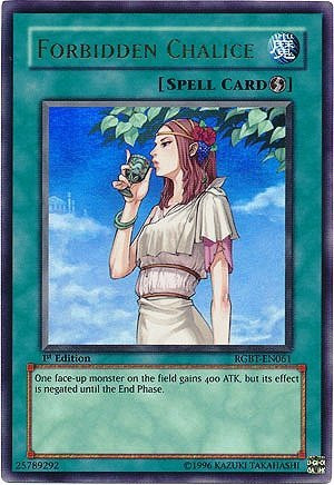 Yu-Gi-Oh! - Forbidden Chalice  RGBT-EN061  - Raging Battle - 1st Edition - Ultra Rare