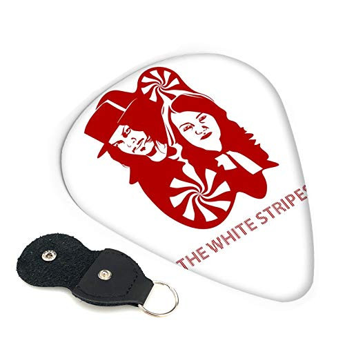 The White Stripes Guitar picks  bass guitars  acoustic guitars  bass and electric guitars  and acoustic guitar gifts 6PACK 0.71mm