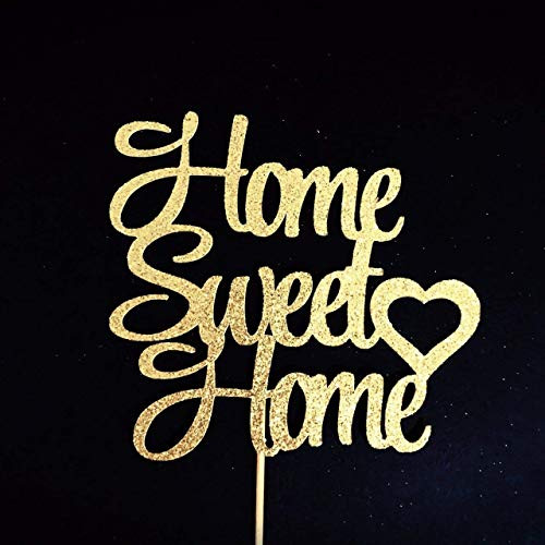 Atelier Elegance Home Sweet Home Cake Topper  Housewarming Cake Topper  New Home Cake Topper