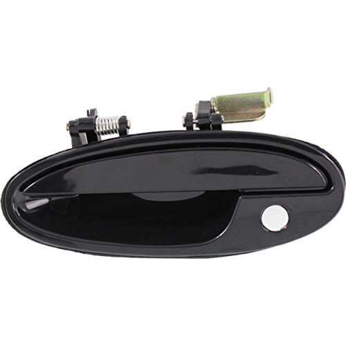 New Front Driver Side Exterior Door Handle For 2000-2005 Pontiac Bonneville  Buick Lesabre Smooth Black  With Keyhole  Plastic GM1310138 25698962