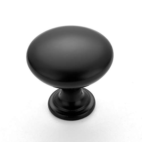 Ravinte 10 Pack Kitchen Cabinet Knobs Dresser Knobs Drawer Knobs Matte Black Zinc Knobs Drawer Pulls Door Knobs Dresser Drawer Handles Knobs for Dresser Drawers