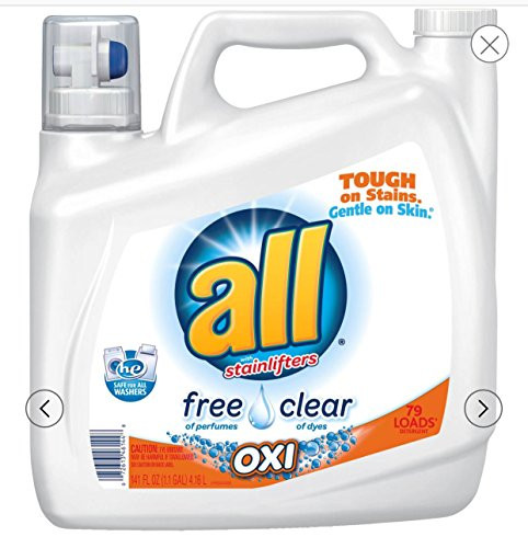 all with Stainlifters Oxi Free Clear Liquid Laundry Detergent  141 fl oz  1