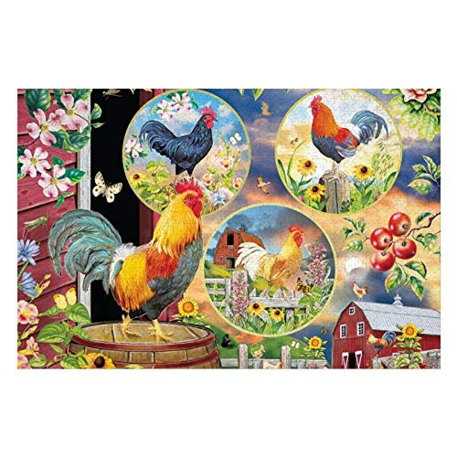 500 Piece Wooden Jigsaw Puzzle Rooster Magic Large Puzzle Game for Adults and Teenagers 500 Piece Wooden Jigsaw Puzzle Rooster Magic Large Puzzle Game for Adults and Teenagers