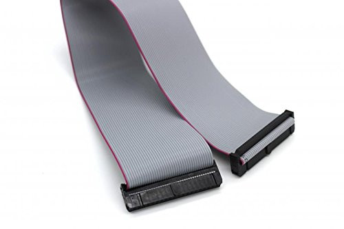 40CM 40P 40 Way F/F IDC Flat Ribbon Cable Connector Gray