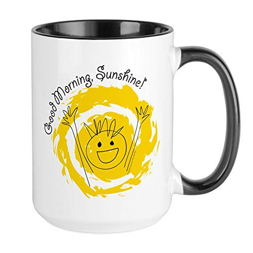 CafePress Good Morning Sunshine! Large Mug Coffee Mug  Large 15 oz. White Coffee Cup