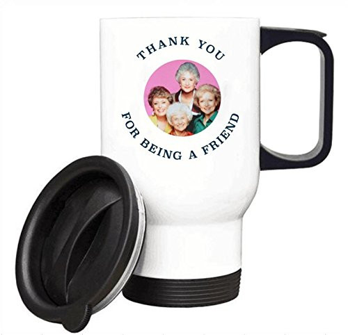 Thank You For Being A Friend Tea Cup Stainless Steel Mug Coffee Travel Mug 14oz Thank You For Being A Friend Tea Cup Stainless Steel Mug Coffee Travel Mug 14oz