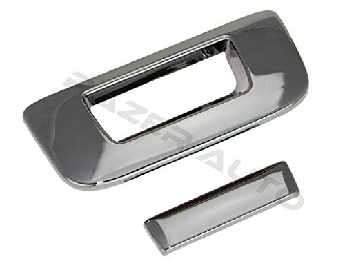 Razer Auto BLACK CHROME TAILGATE HANDLE COVER W O KEYHOLE for 07-13 CHEVY CHEVROLET SILVERADO 1500 07-14 SILVERADO 2500 3500   07-13 GMC SIERRA 1500 07-14 SIERRA 2500