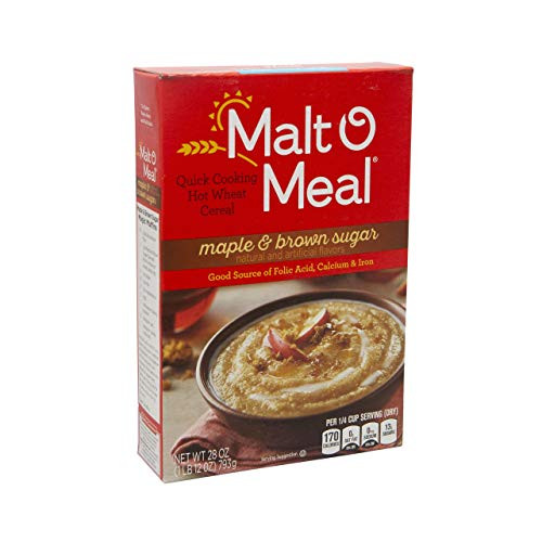 Malt-O-Meal Maple  and  Brown Sugar Hot Cereals  28 Oz. Box  Pack of 3