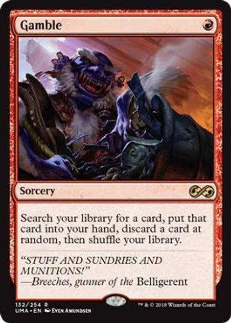 Magic The Gathering - Gamble - Ultimate Masters - Rare Magic The Gathering - Gamble - Ultimate Masters - Rare
