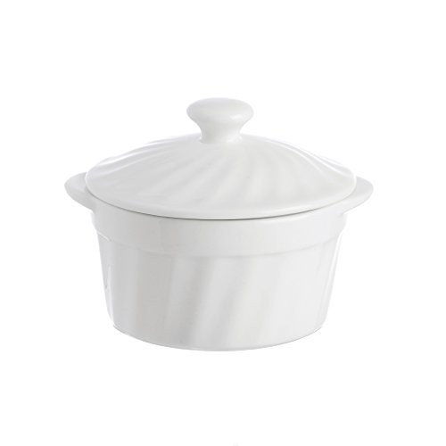 PORCELLANA  Arezzo Ramekin W Lid cm 9 5  Porcelain  Multi-Colour  0.1 x 0.1 x 0.1 cm