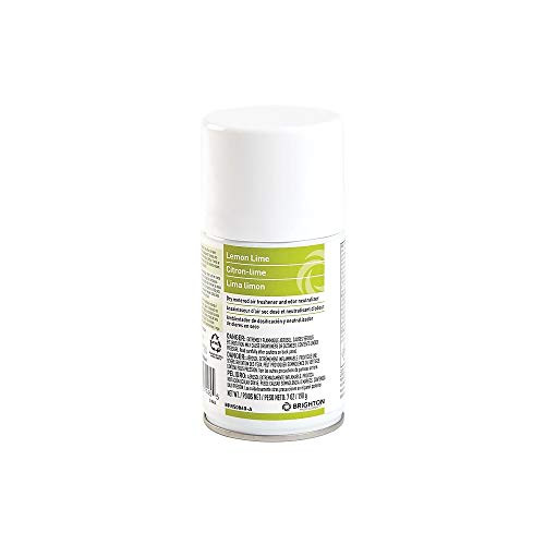 Brighton 2612138 Aerosol Refill Metered Air Freshener Lemon Lime 7 Oz. 4 Ct