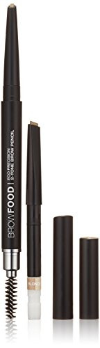BrowFood Eco Precision 2-Tone Brow Pencil with Refill  Blonde  0.4g