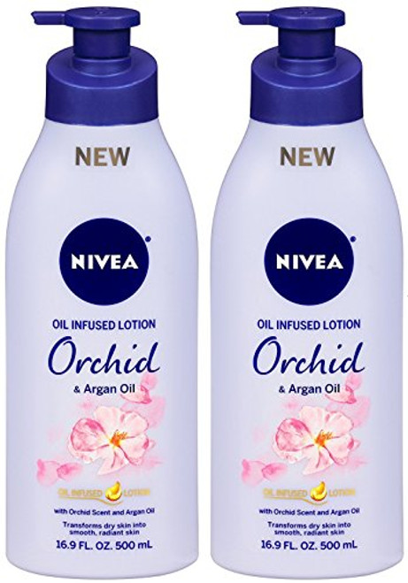 Nivea Oil Infused Orchid and Argan Oil Body Lotion 16.9 fl oz Pack of 2 Nivea Oil Infused Orchid and Argan Oil Body Lotion 16.9 fl oz Pack of 2