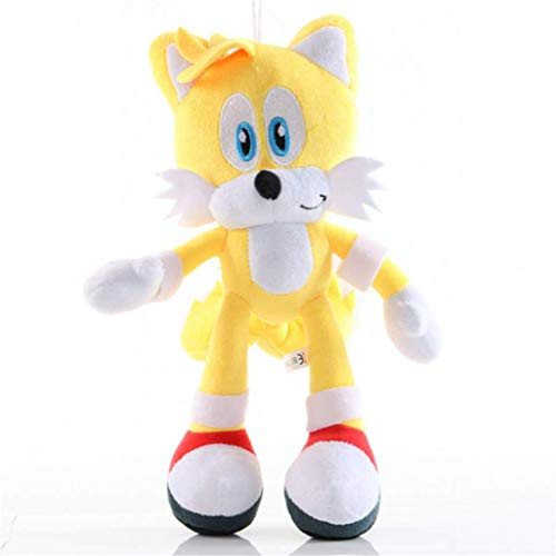 qiuyu Hedgehog Plush Figure Doll Plush 11 inch Sonic The Hedgehog Doll Soft Stuffed Plush Pillow Toy  Yellow The Hedgehog