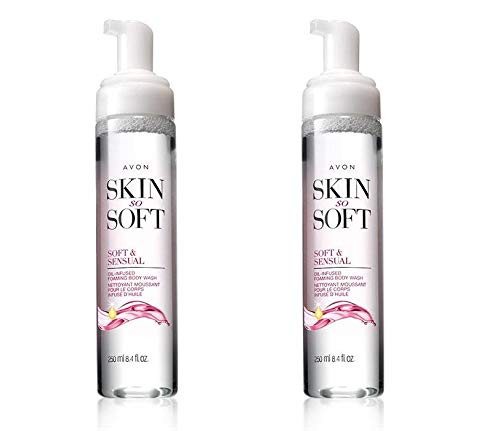 Avon Skin So Soft Soft  and  Sensual Oil-Infused Foaming Body Wash