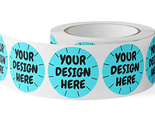 150 Custom Circle Sticker BOPP Labels  Gloss Matte Custom Sticker  Any Text  plus Image  Your Logo Design is Printed on  1.5 inch Circle