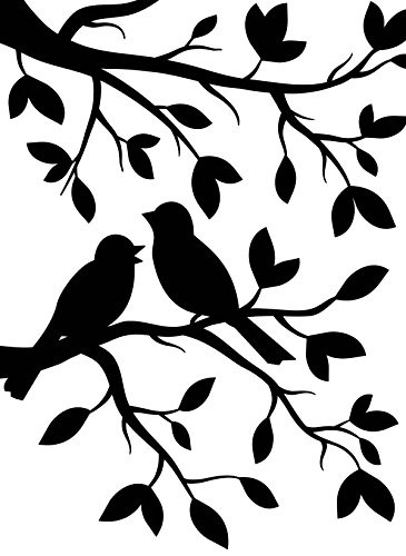 Darice Embossing Folder, 4.25 by 5.75-Inch, Birds Branch