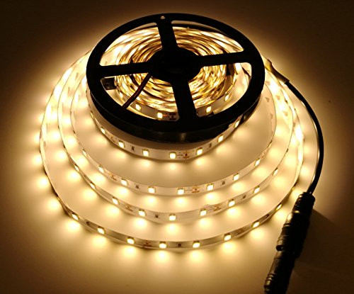 16.4ft LED High brightness Flexible Light Strip,300 Units SMD 5630 LEDs,12V DC Non-Waterproof 3000-3500K, Light Strips,Christmas Holiday Home Kitchen Car Bar Indoor - No Power Supply (Warm White) 16.4ft LED High brightness Flexible Light Strip,300 Units SMD 5630 LEDs,12V DC Non-Waterproof 3000-3500K, Light Strips,Christmas Holiday Home Kitchen Car Bar Indoor - No Power Supply (Warm White)