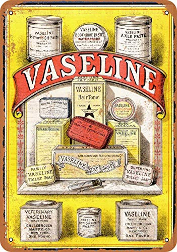 20x30Cm 8x12Inch  Retro Tin Sign 1885 Vaseline Products Durable Vintage Look Sign Poster Plaque For Offices All Kinds Of Individual Character Places Or Home Decoration