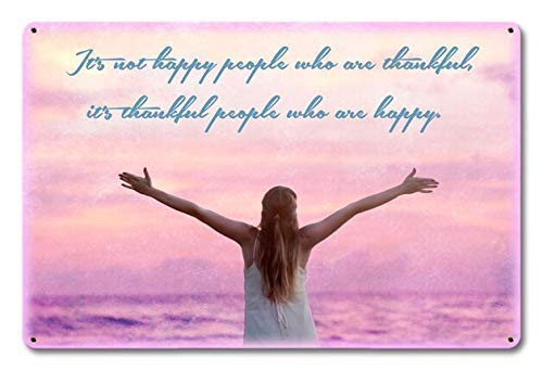 20x30Cm 8x12Inch  Happy People Home Chic Metal Sign-Aluminum Wall Decor Fashion Vintage Look Sign Plaque For Industry All Kinds Of Individual Character Places Or Home Decoration