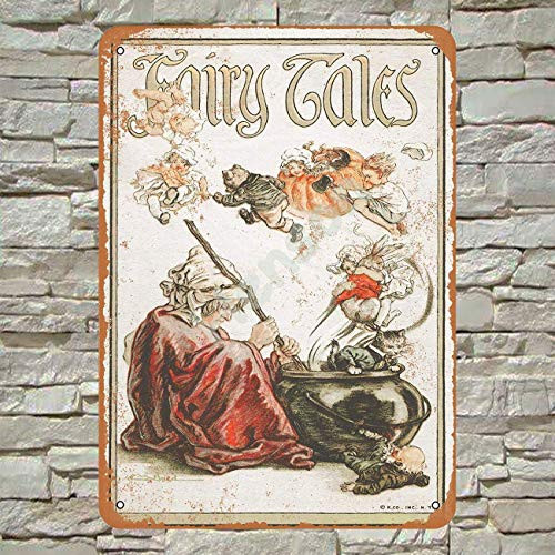 20x30Cm 8x12Inch  Fairy Tales Classic Tin Signs Classic Vintage Look Sign Plaque For Garages All Kinds Of Individual Character Places Or Home Decoration