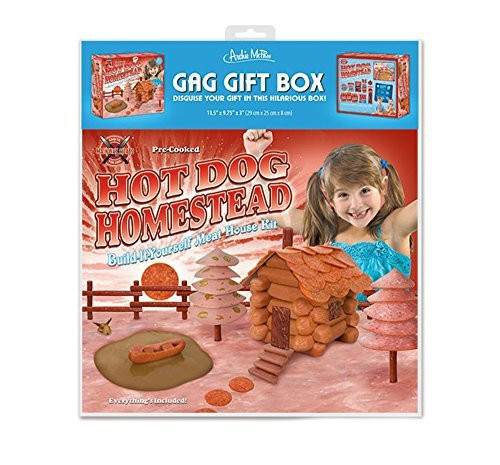 Hotdog Homestead Gag Wrap Gift Box by Archie McPhee