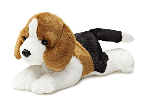 Aurora World 31185 Homer (Beagle) Plush Toy, 8", Multicolor