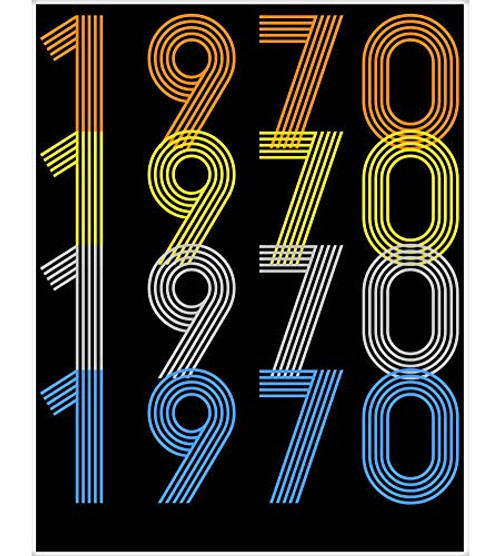 20x30Cm 8x12Inch  Retro 50th Birthday 1970 Do Not Fade Tin Sign Wall Decor Classic Vintage Look Sign Metal Plate For Rec Rooms All Kinds Of Individual Character Places Or Home Decoration