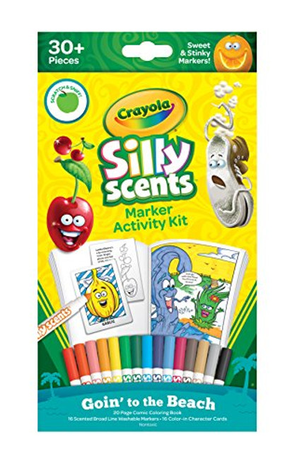 Crayola Silly Scents Markers Activity, Coloring Book & Markers Crayola Silly Scents Markers Activity, Coloring Book & Markers