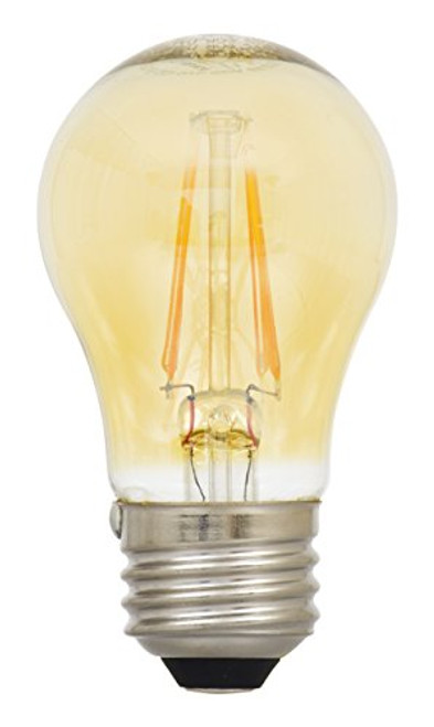 Sylvania Vintage LED Light Bulb, 40W Equivalent, A15 E26, Amber Glass Edison Filament Style, Warm White 2200K, Non-Dimmable Sylvania Vintage LED Light Bulb, 40W Equivalent, A15 E26, Amber Glass Edison Filament Style, Warm White 2200K, Non-Dimmable