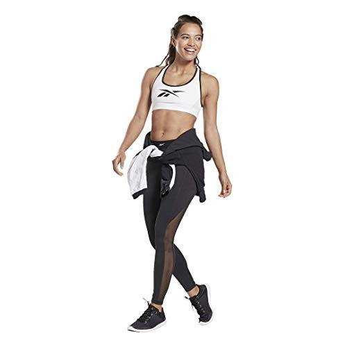 Reebok Studio Hero Racer Pad Bra White S Reebok Studio Hero Racer Pad Bra White S