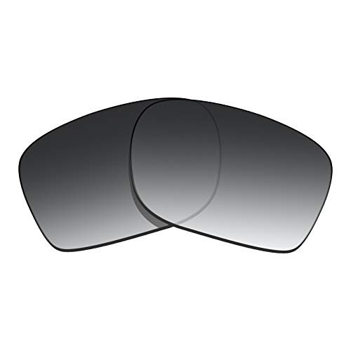 Glintbay 100 percent Precise-Fit Replacement Sunglass Lenses for Oakley Mainlink - Polarized Grey Gradient
